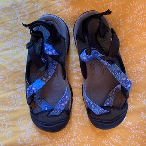 Keen sandals.